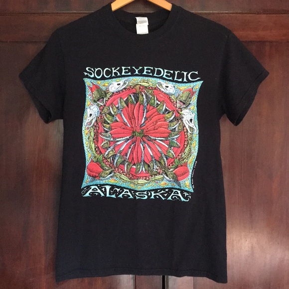 Tops - Ray Troll Sockeyedelic Alaska Tee